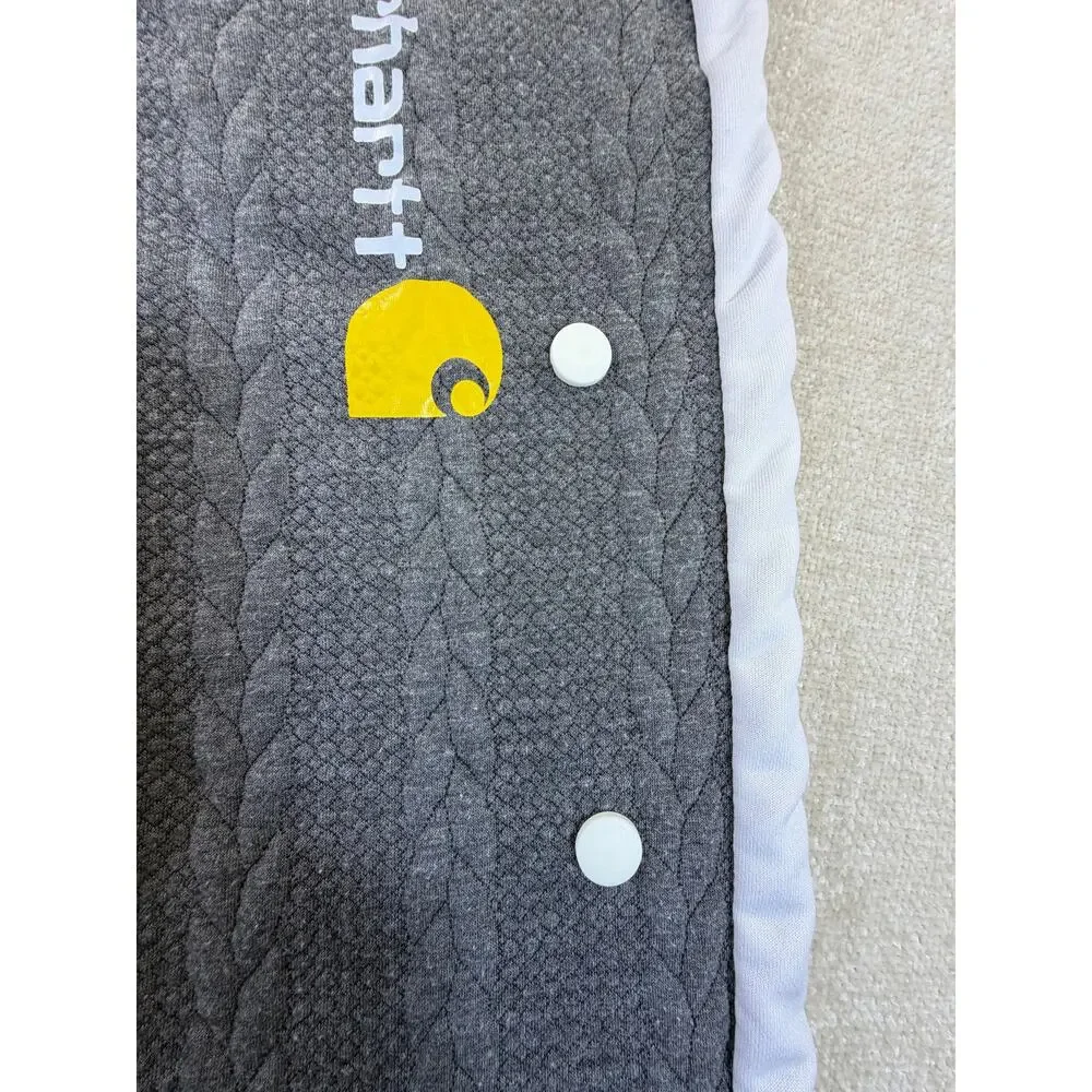 Carhartt Women's Large Gray Cable Knit Sweatpants Lounge Casual Workwear Pants - Picture 10 of 10